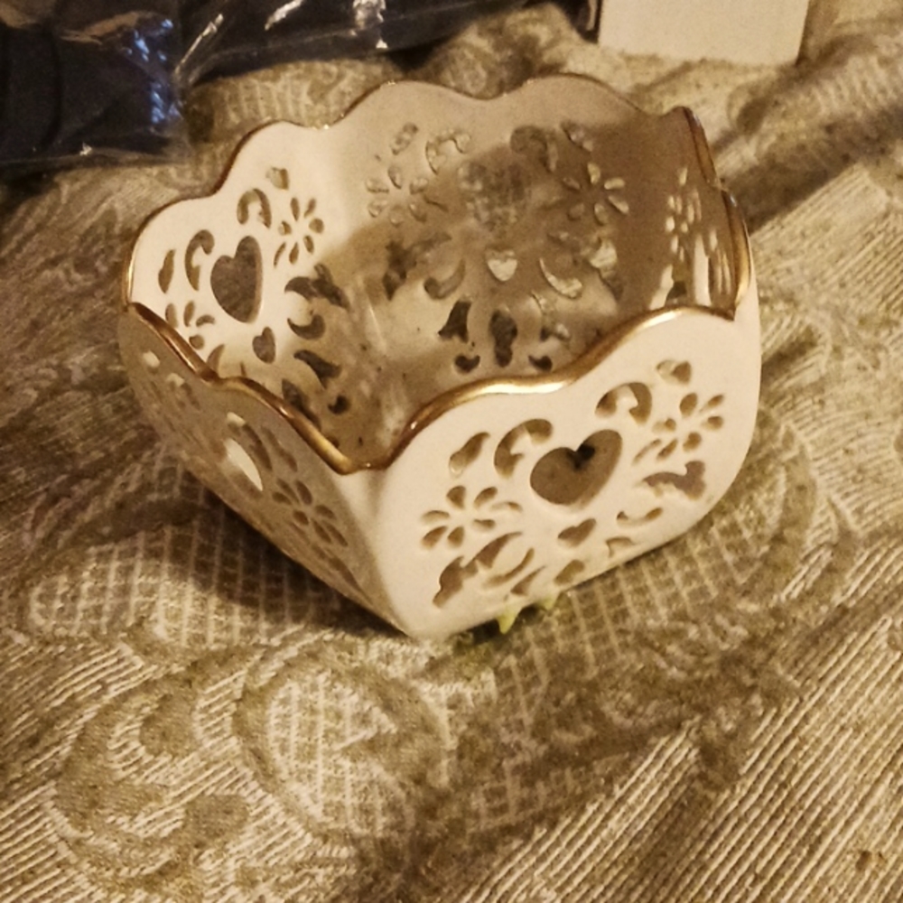 Lenox made in USA candle holder